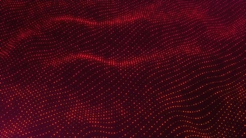 Fundo abstrato de ondas de partículas digitais.