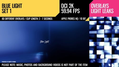 Cinematic Light Leaks and Lens Flares Transition Pack