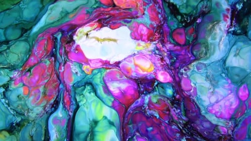 Fundo de textura de pintura sacral psicodélica