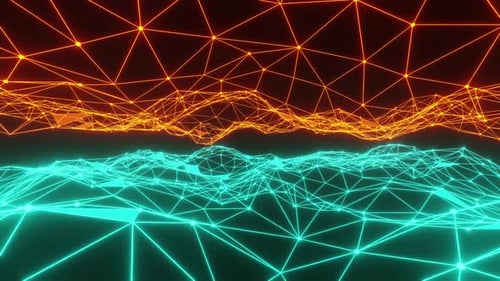 Dancing Of The DNA Neon Equalizer Vj Loop HD