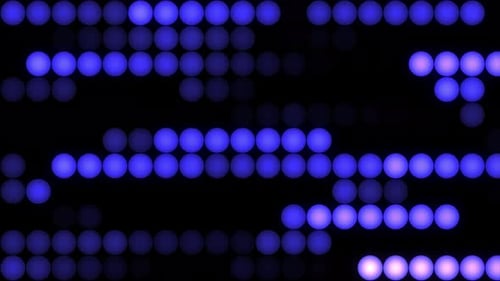 Animated Blue Dot Grid Pattern