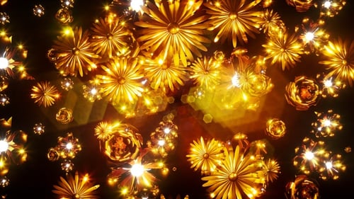 Gold Flowers