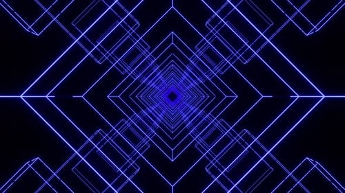 Crazy Square Rotation 4K