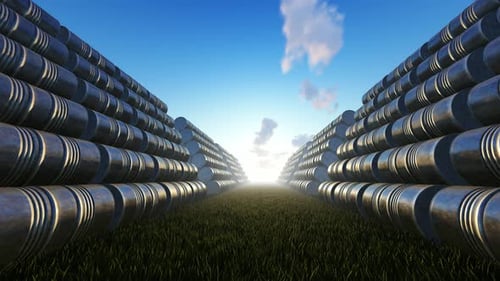Industrial Pipeline Path Leading to Bright Future