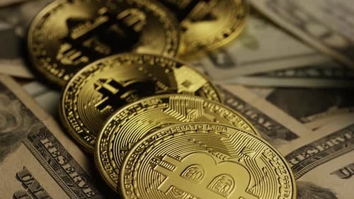 Plan rotatif de Bitcoins (cryptomonnaie numérique) - BITCOIN