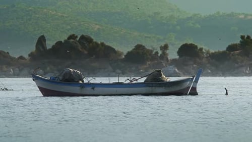 Barco ancorado
