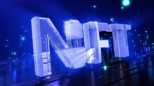 Nft Broadcast-Hintergrund