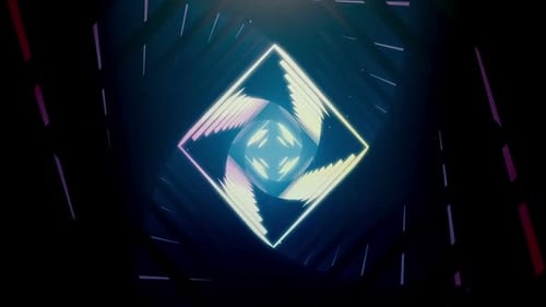 Flying Tunnel Geo Light Retro 06 HD