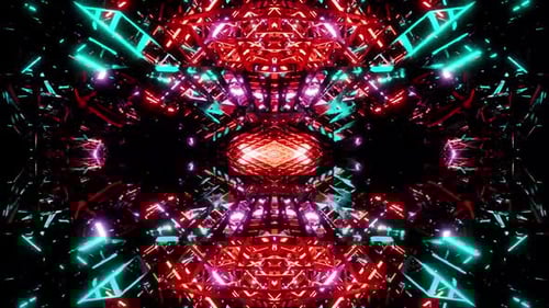 Vj Loop Wonderfull Electro Or Disco Style Colored Background HD