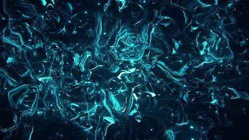 Blaue Energiestöße