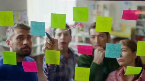 Brainstorming für kreative Geschäftsleute