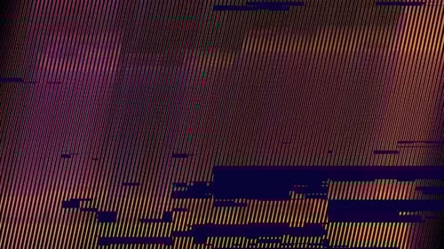 Digital Glitch Animated Transition and Error Overlay Pack