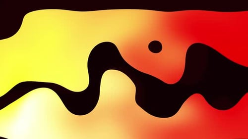 Abstract Gradient Colorful Smooth Wavy Background.4k Seamless Loop Animation Video Footage