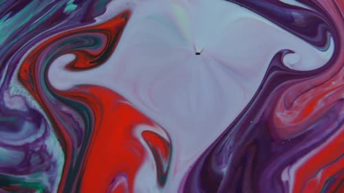 Abstract Fluid Colors Swirling Paint Background