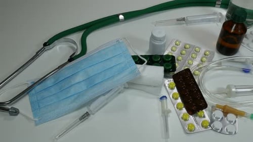 Medical Products Of A Modern Pharmacy
