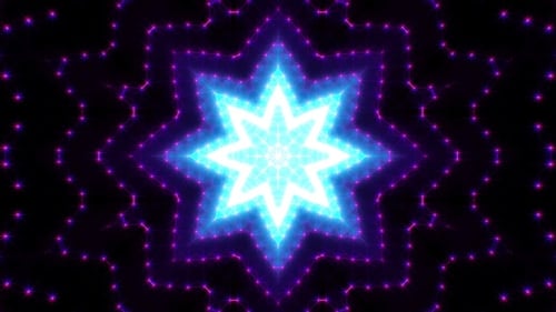 VJ Kaleidoscope Sternlicht-Hintergrundschleife