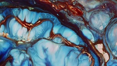 Abstract Food Paint Diffusion Art 03