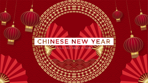 Chinese New Year VJ Loops Background