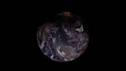 Earth Globe Rotation