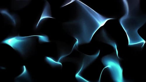Fluid Glowing Abstract Wave Background Animation