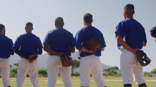 Joueurs de baseball en ligne