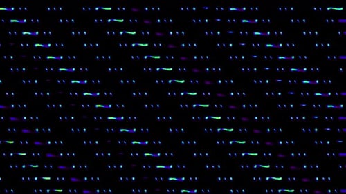 videos of flickering, luminous glow that shifts the movement of the colors rainbow black background