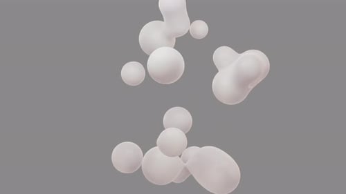 Decentralization Concept 3d Abstract Metaballs DAO