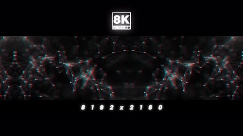 Abstract Plexus Particles 8K