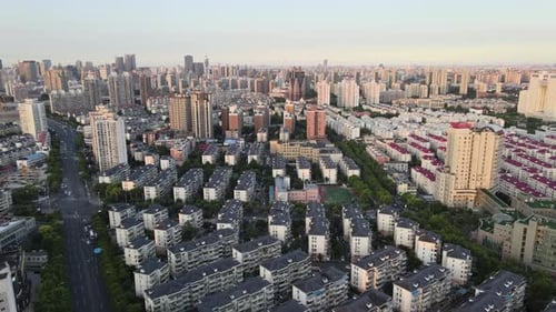 Wohngebiet der Stadt, China