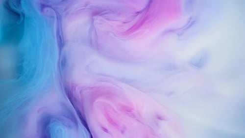 Mesmerizing Abstract Swirls of Pink and Blue