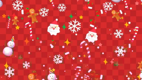 Cute Xmas Pattern Wallpaper