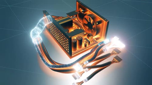 Inside Of Psu Power Supply Unit Hd