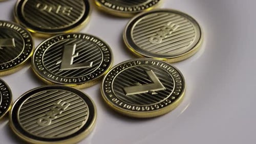 Plan rotatif de Litecoin Bitcoins (cryptomonnaie numérique) - BITCOIN LITECOIN 0054