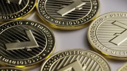 Plan rotatif de Litecoin Bitcoins (cryptomonnaie numérique) - BITCOIN LITECOIN 0012