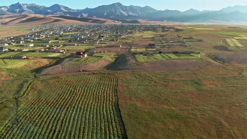 The Tajikistan Countryside at Summer