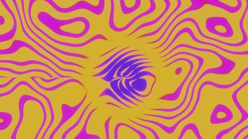 Abstract Wavy Fluid Motion Background with Vibrant Glowing Lines