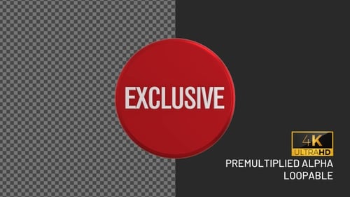 Insignia de bucle giratoria exclusiva con canal alfa