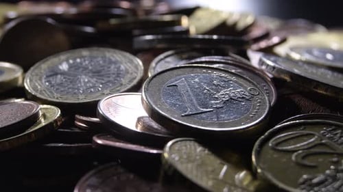 Different Coins of European Euro