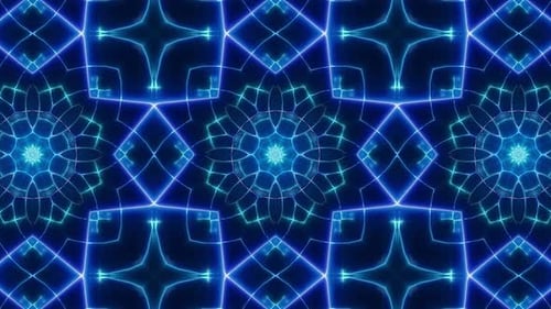 Retro Laser Beam Vj Kaleidoscope Loop 4K 02