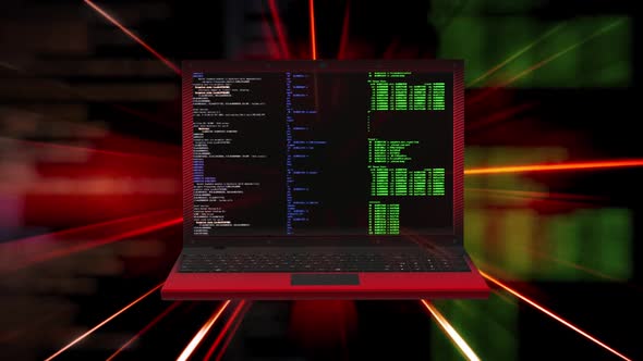 Cgi Animation Of Green Computer Code With Light , Backgrounds Motion ...