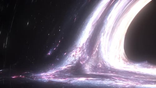 Black Hole Event Horizon Close Up Seamless Loop