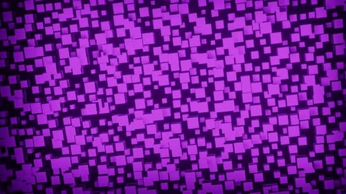Dynamic Blue and Purple Cube Grid Background