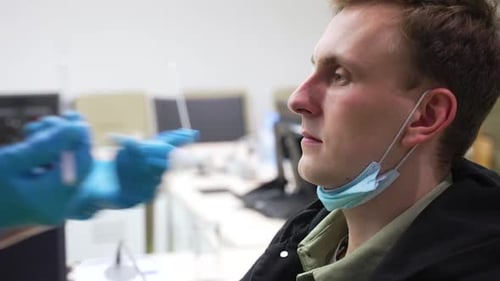 Adult Nasal Swab in Office Setting