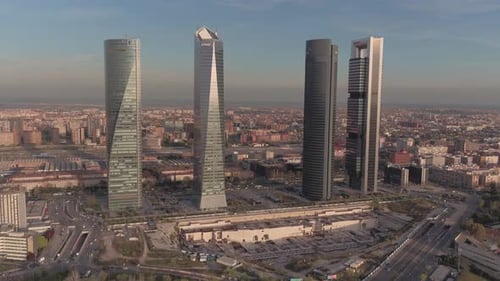Four Towers Business Area in Madrid