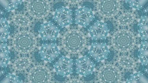 Abstract Animated Kaleidoscope Motion Background