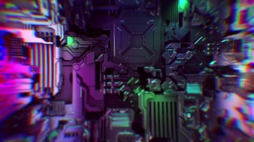 Circuit Board Background Loop 1