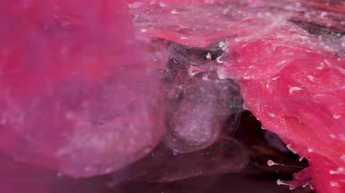 Colorful Ink Paint Background in the Water, Ink Flow Underwater