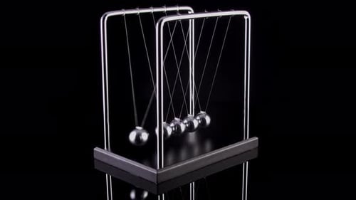 Newton's Cradle Slow Motion