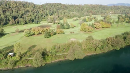 Golf Course Aerial View