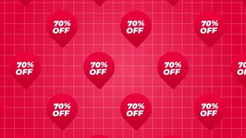 Fundo da oferta de venda com 70% de desconto